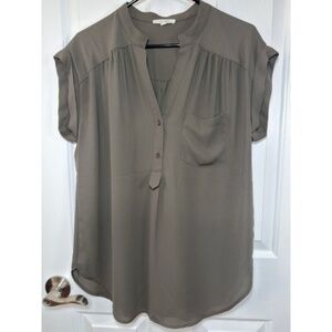 Pleione Women's Blouse in Olive Green